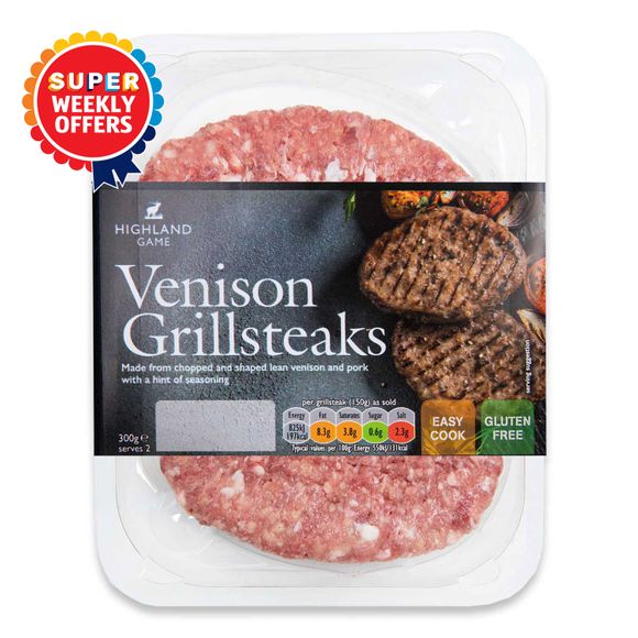 Highland Game Venison Grillsteaks 300g